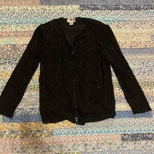 Vintage JMD NY 100% Silk Dress Jacket/Cover Up